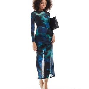 ASOS Evernew Formal Maxi Mesh Dress